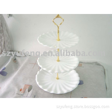 3-Tier Porcelain Plate Set